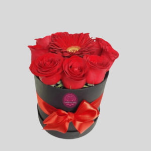 Rosas y Gerbera en Box