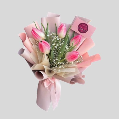 Tierno Ramo de Tulipanes