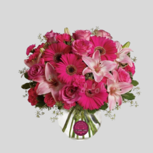 Pecera en tonos Rosados