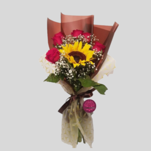 Ramo en Rosas y Girasol.