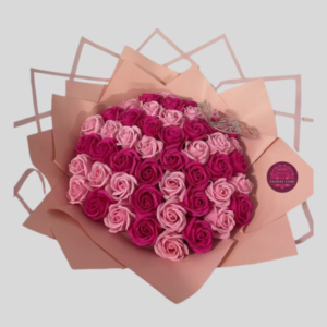 50 Rosas Eternas Bicolor