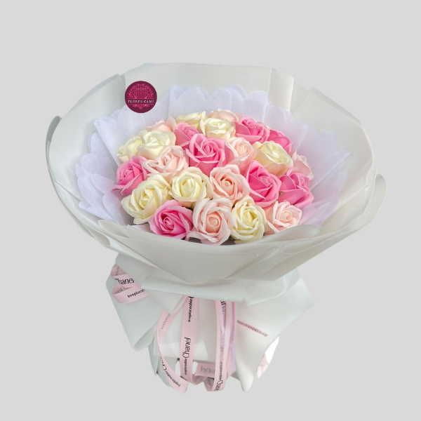 30 Rosas Eternas en Ramo