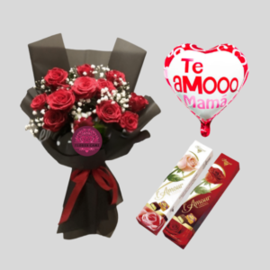 Rosas, Bombones y Globo