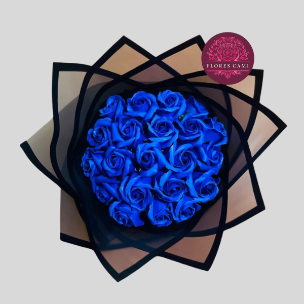 20 Rosas Eternas en Ramo