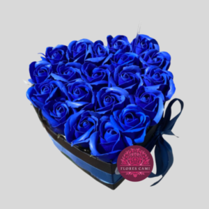 Box Eterno de Rosas Azules