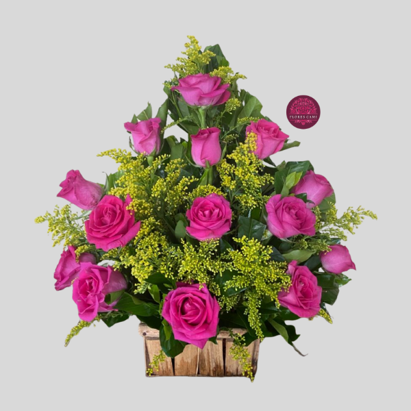 Arreglo en 12 Rosas