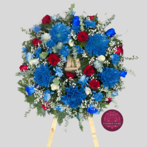 Corona Premium en Rosas Azules