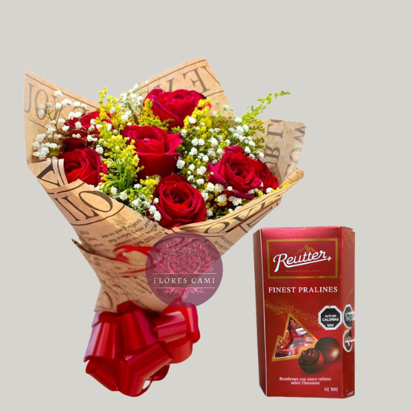 Pack Rosas y Chocolates