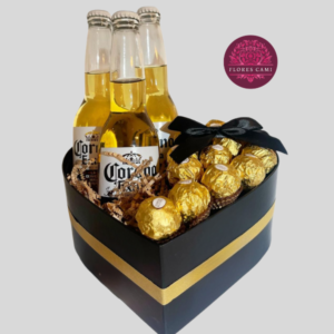 Box Corazón con Cervezas y Bombones