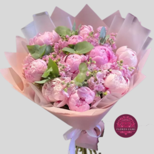 Ramo con 10 Peonias