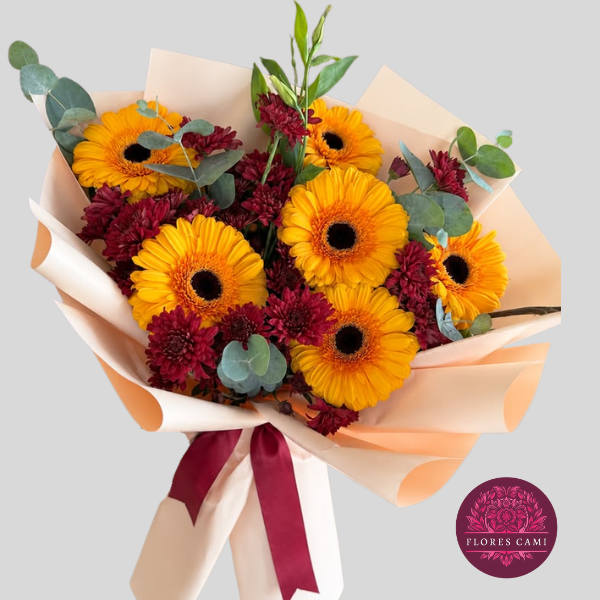 Ramo con Gerberas Amarillas