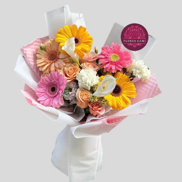 Ramo con Gerberas Mixtas Surtidas